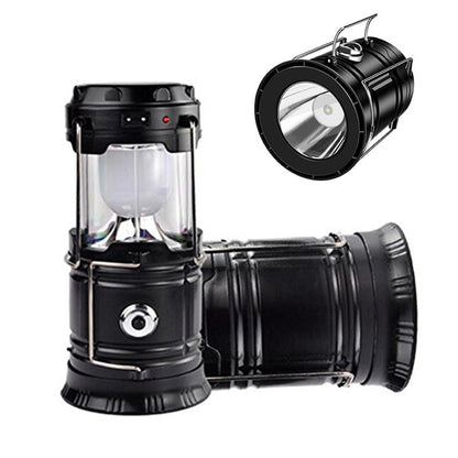 ⛺️50% OFF NOW! Solar Camping Lantern‑ Rechargeable Collapsible LED Lamp, IPX4 Waterproof Light with Magnetic Base & Foldable Hanging Hook for Outdoor Emergency