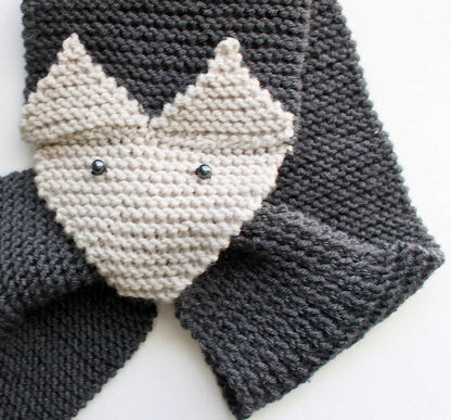 Fox Scarf Knitting Pattern